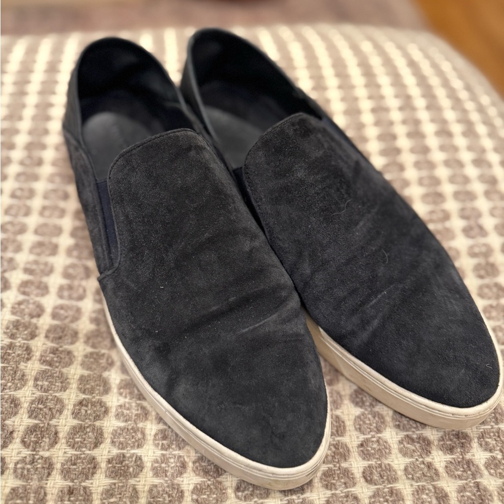 Vince navy blue Suede Women's Loafers